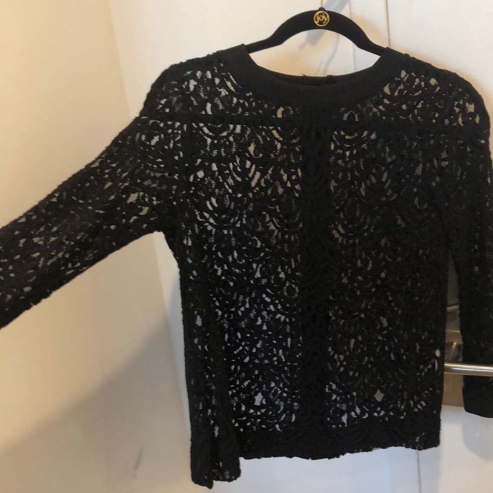 Sheer lace top